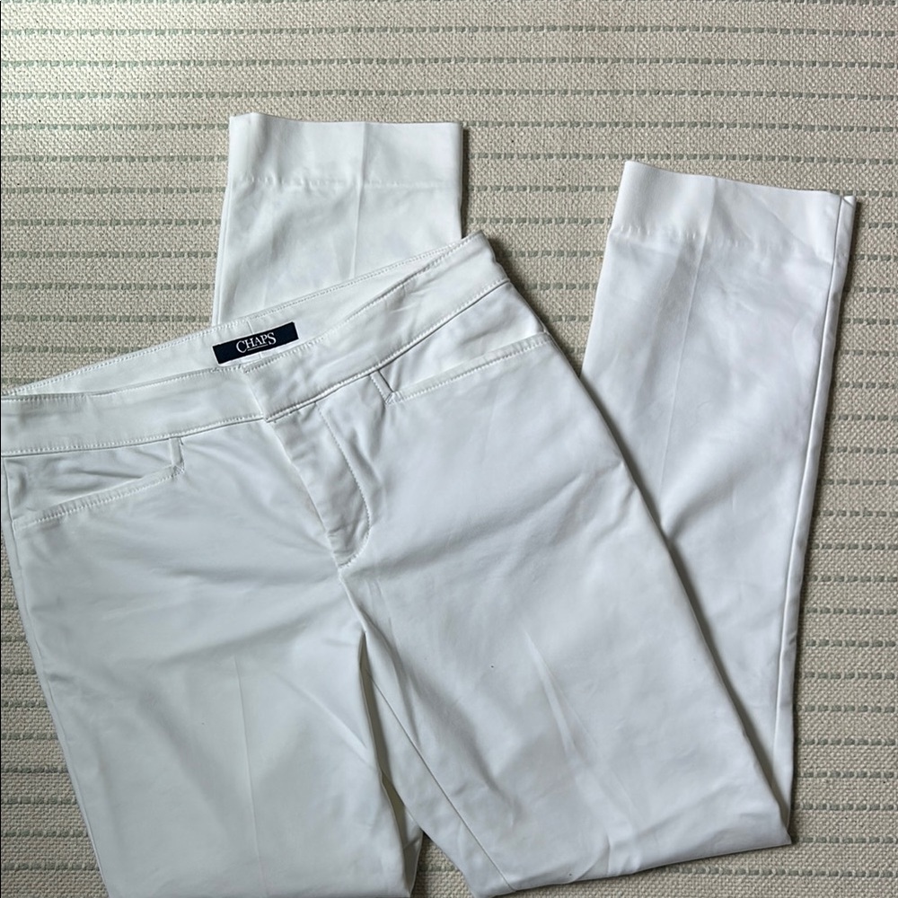 Chaps Crisp White Trousers
